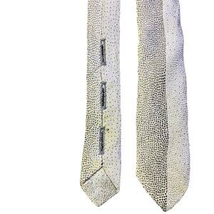 Vintage Smoothie Skinny Tie Tan Gray Black Used